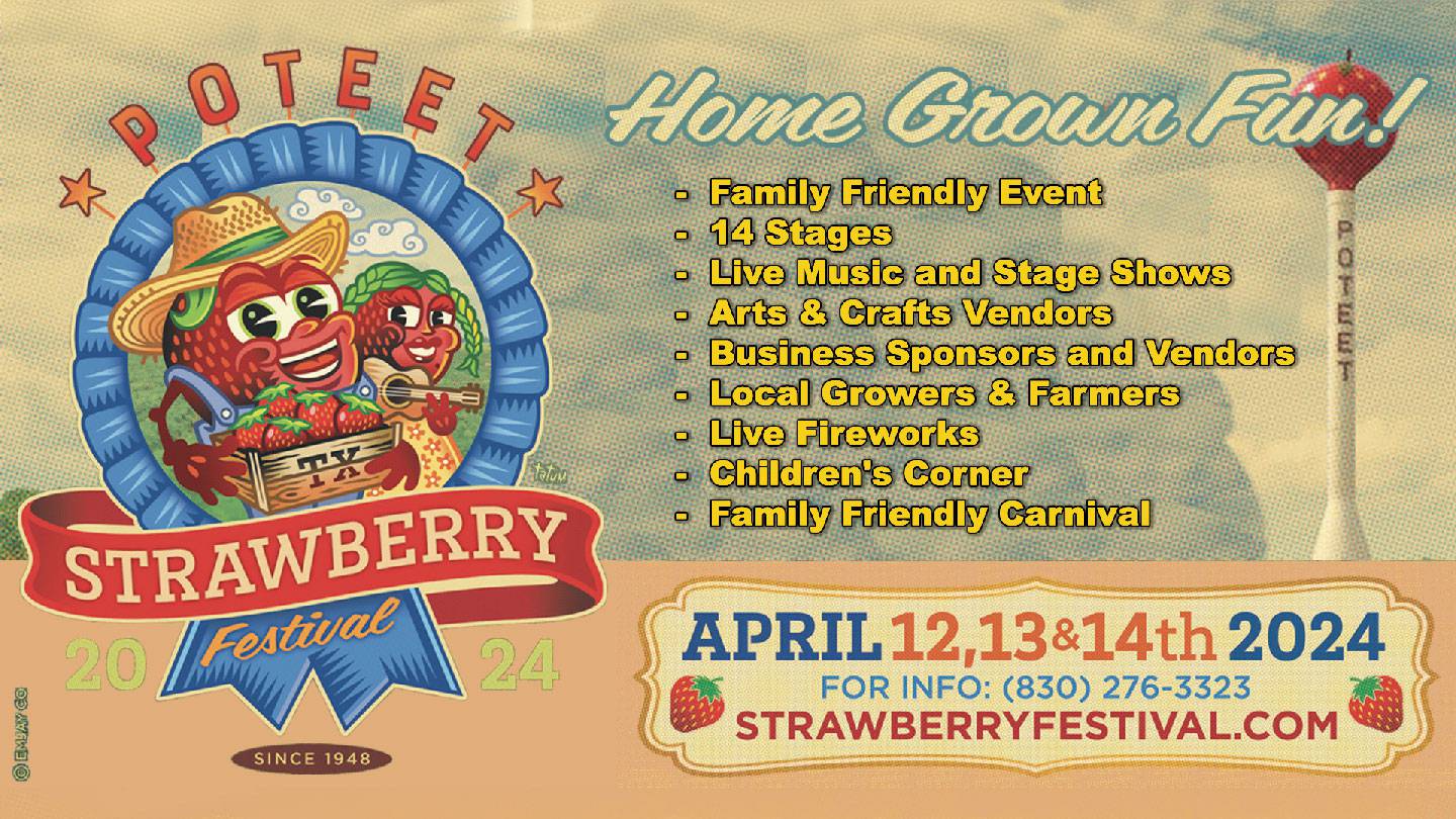 Win Tickets to the Poteet Strawberry Festival Twice a Day with KONO 101.1