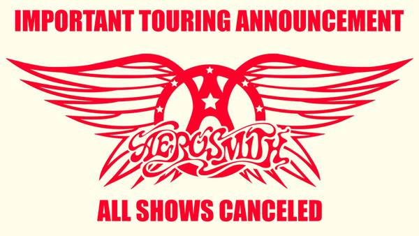 Aerosmith - November 3, 2024 - Canceled - Important Announcement from the Band