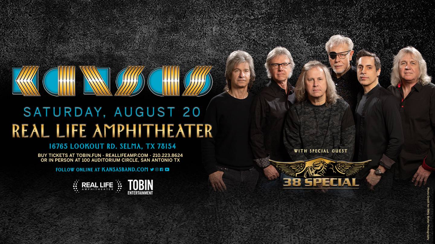 Win Tickets to Kansas with .38 Special at Real Life Amphitheater August 20th Twice a Day!