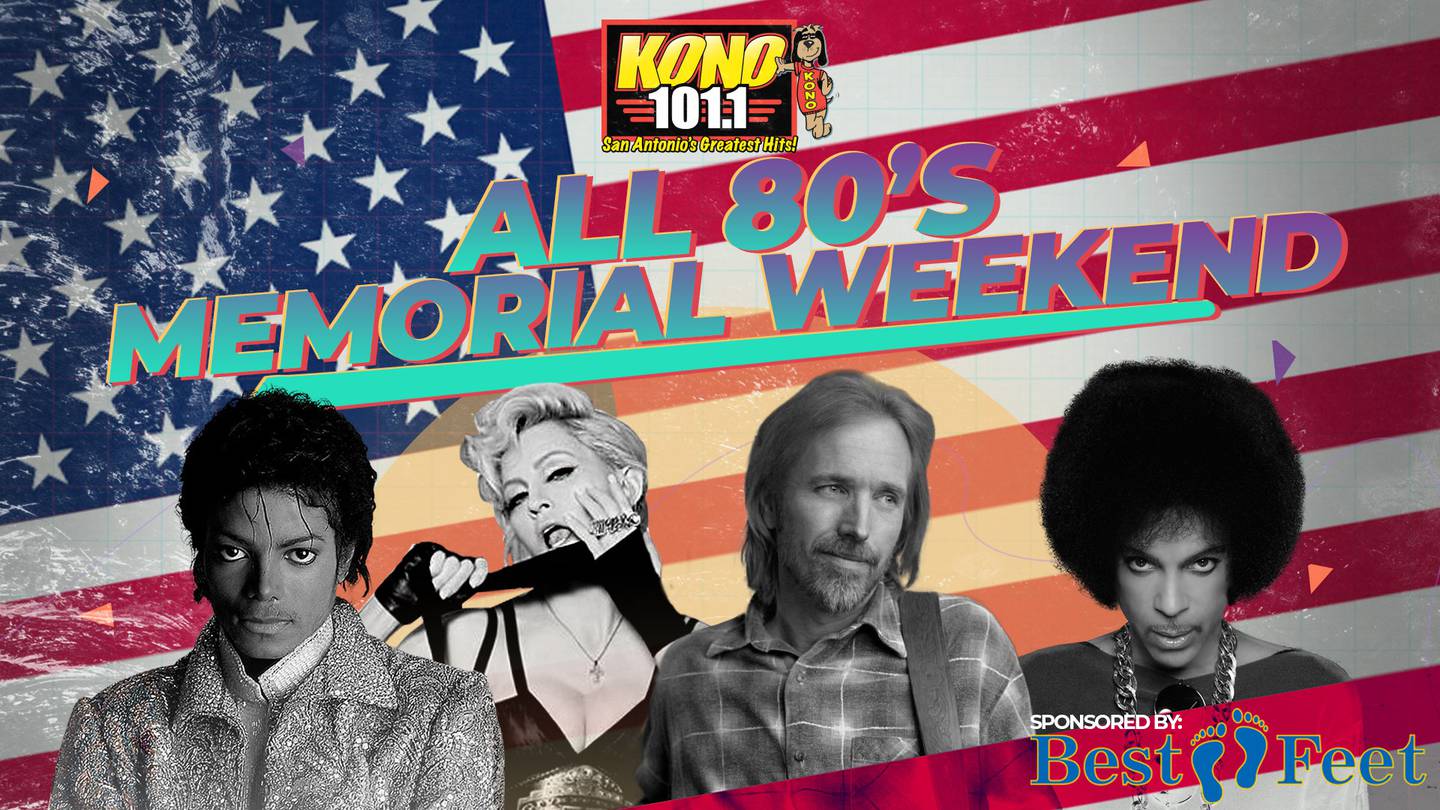 It’s KONO 101.1’s All 80s Memorial Day Weekend!