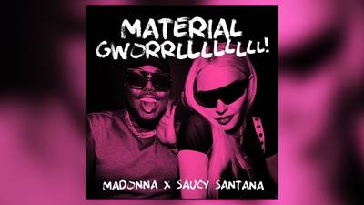 Madonna teams up with rapper Saucy Santana for profane "Material Girl" remix