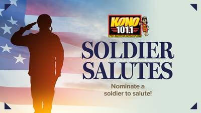 KONO Soldier Salutes - Nominate a Soldier Today!