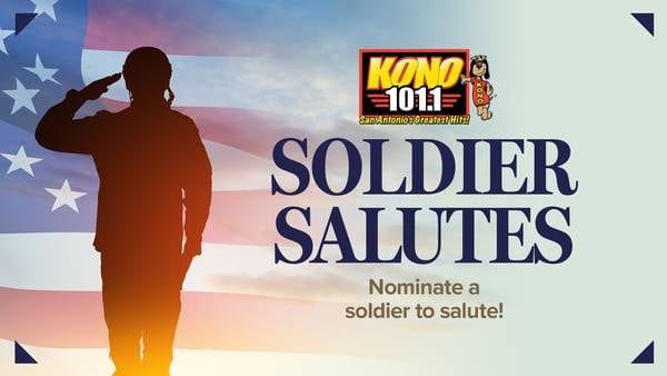 KONO Soldier Salutes - Nominate a Soldier Today!