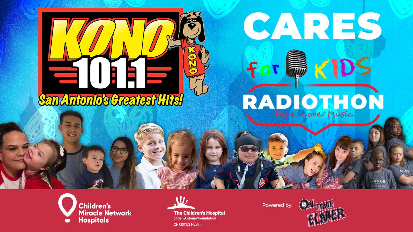 Help the Children’s Hospital of San Antonio with the KONO 101.1 Cares for Kids Radiothon