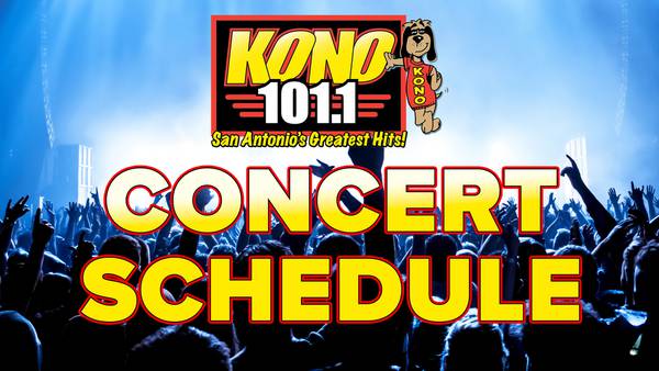 KONO 101.1 Concert Calendar