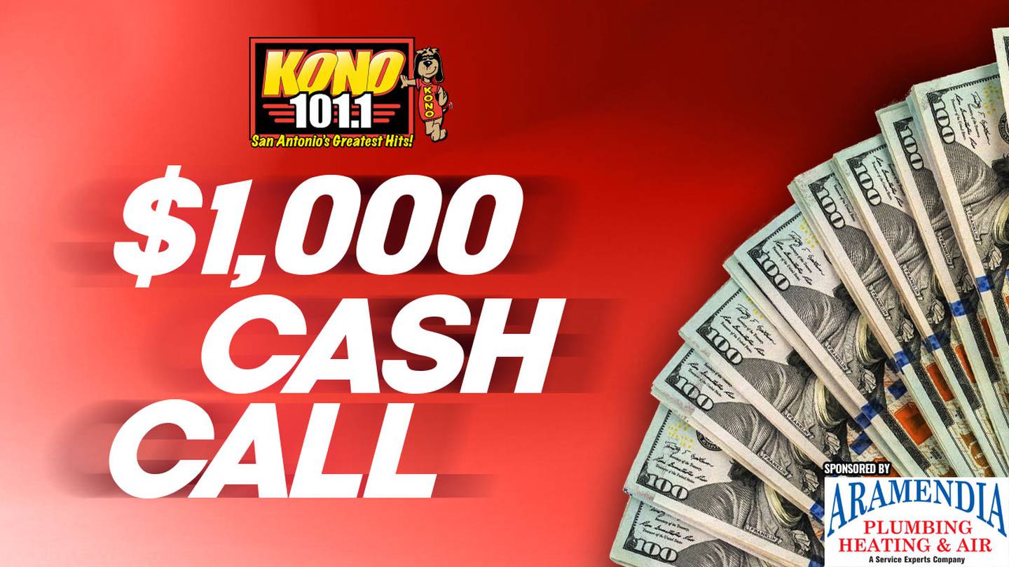 Win $1,000 Five Times a Day - KONO Cash Call is Back April 15th