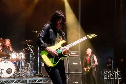 Stephen Pearcy of Ratt headlined the opening night of Oyster Bake on the 106.7 The Eagle/KONO 101.1 stage, and they sounded great, rocking the crowd with all the Ratt favorites, and more!