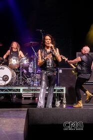 Stephen Pearcy of Ratt headlined the opening night of Oyster Bake on the 106.7 The Eagle/KONO 101.1 stage, and they sounded great, rocking the crowd with all the Ratt favorites, and more!