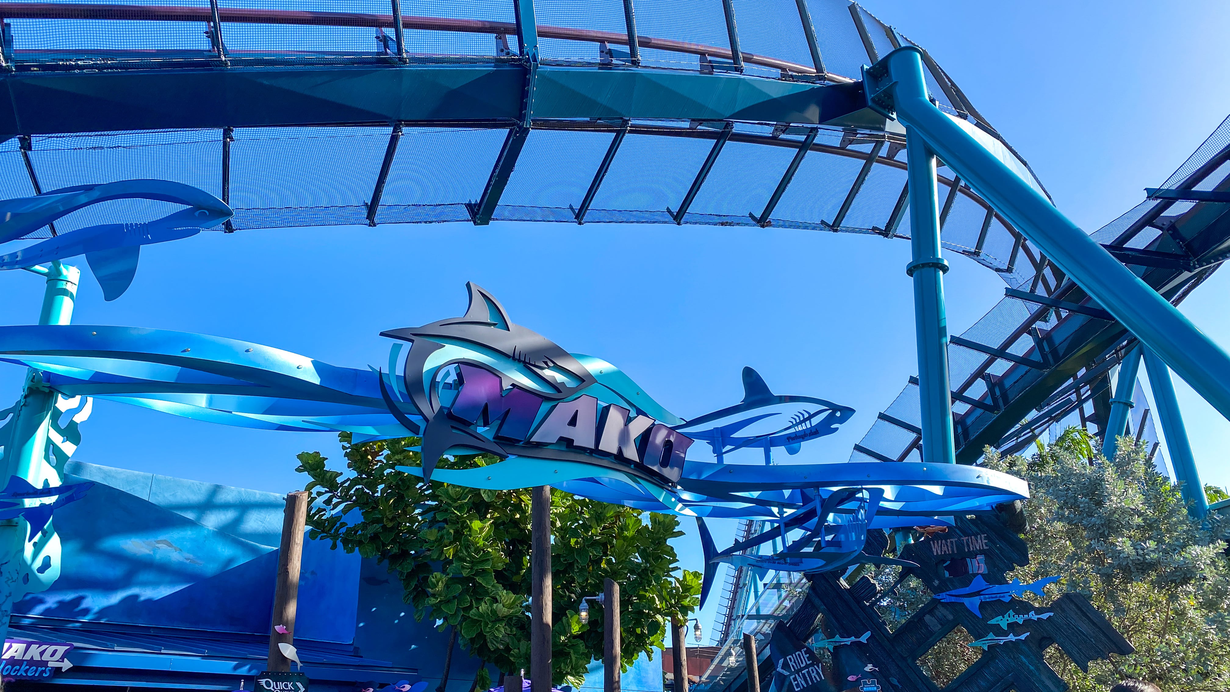 Mako roller coaster at Sea World Orlando