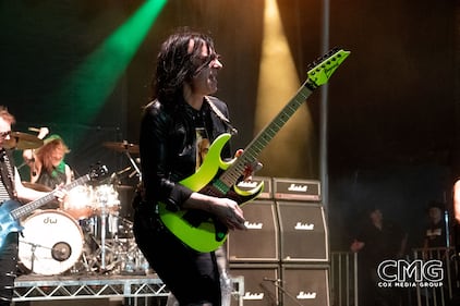 Stephen Pearcy of Ratt headlined the opening night of Oyster Bake on the 106.7 The Eagle/KONO 101.1 stage, and they sounded great, rocking the crowd with all the Ratt favorites, and more!