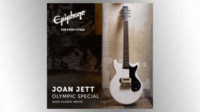 Epiphone introduces the Joan Jett Olympic Special guitar: "Make it your vision and voice"