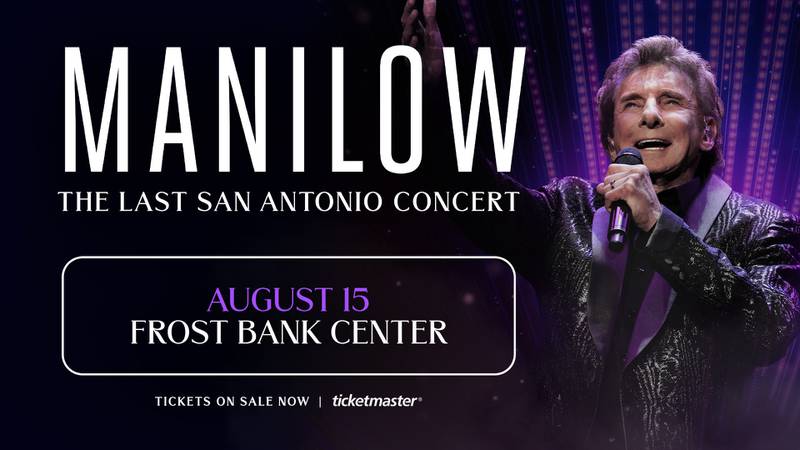 Barry Manilow: The Last San Antonio Concert live at Frost Bank Center on August 15, 2024!
