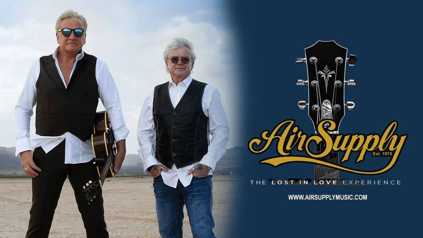 Air Supply at the Tobin Center, July 5, 2024 in the HEB Performance Hall!